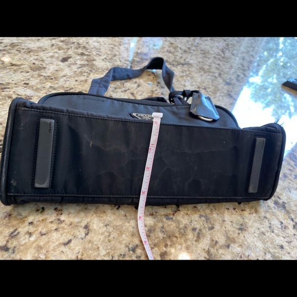 Prada nylon double strap shoulder bag. - Picture 4 of 7